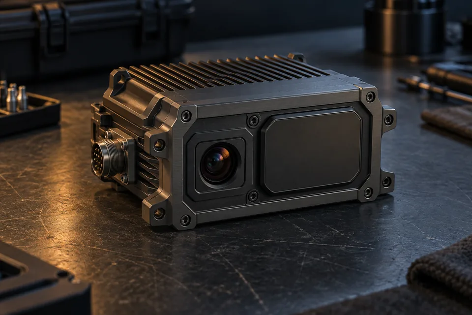 Rugged navigation sensor enclosure on an engineering workbench